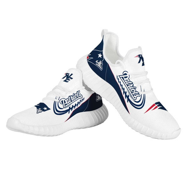 Women's New England Patriots Mesh Knit Sneakers/Shoes 006